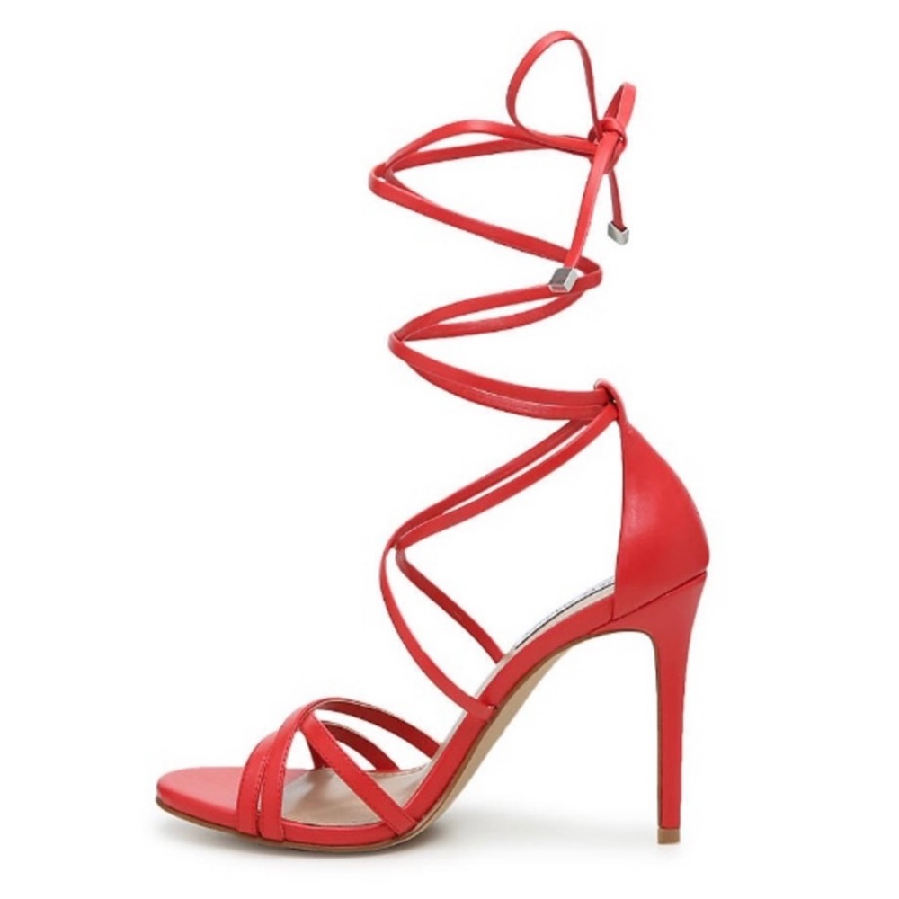 Steve Madden 9.5M Stunir Red Strappy Sandal